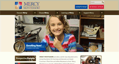 Desktop Screenshot of mercymontessori.org